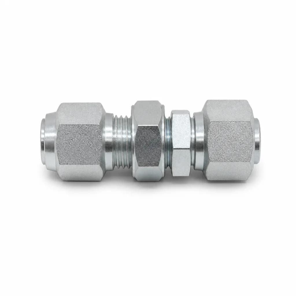 Bulkhead Union Straight Connector 24°/24°